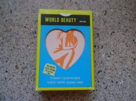 Vintage World Beauty Playing Cards Pin Up Girlsnudes ~ Complete One