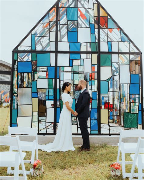 19 Unique Ways To Incorporate Stained Glass Into Your Wedding Design Martha Stewart Weddings