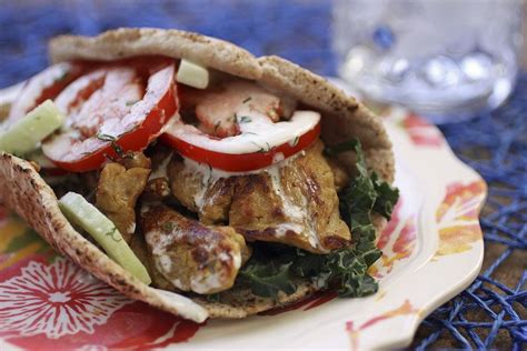 Here Is A Kinder Gentler Version Of Gyros The Greek Meat On A Pita