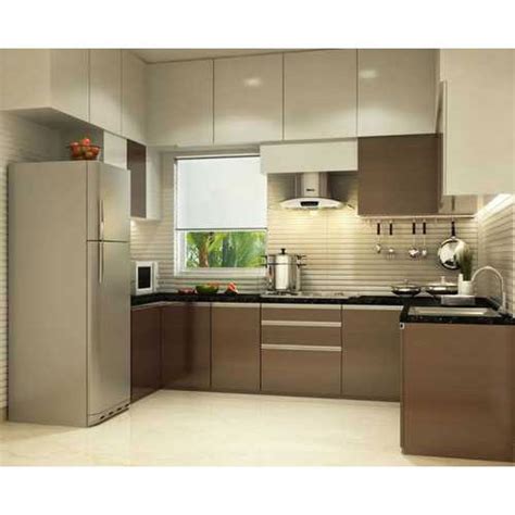 Modular kitchen can be designed in a variety of colors like red, orange, blue, green and gold besides natural. Brown Modular Kitchen Cabinet, Rs 2250 /square feet ...