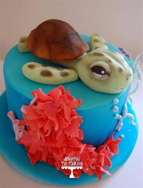 Baby Turtle Decorated Cake By Devoted To Cakes Cakesdecor