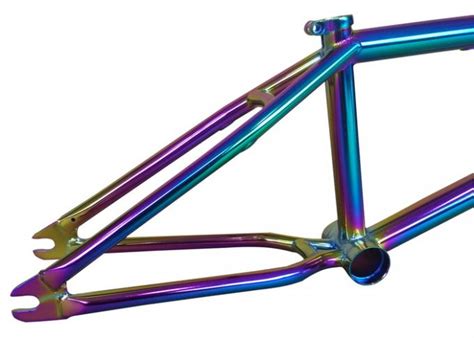 Rainbow Frame Chrome Bmx Frame Oil Slick Colorful Custom Bmx Bike Parts