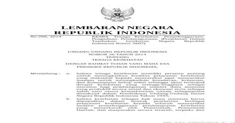 Lembaran Negara Republik Indonesiaditjenpp Kemenkumham Go Id Arsip Ln 2014 Uu36 2014bt Pdf