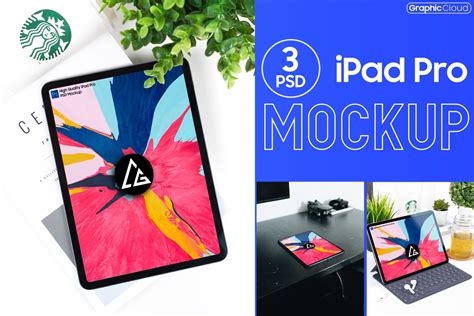 iPad Pro PSD Mockup Bundle | Creative Photoshop Templates ~ Creative Market