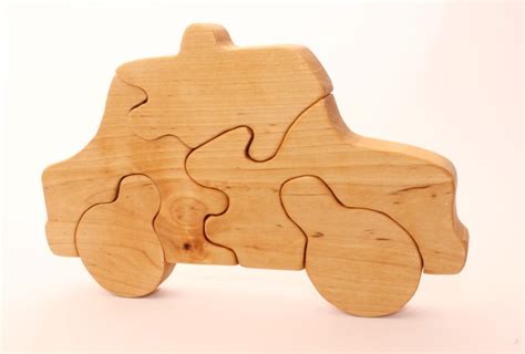 Wooden Car Puzzle Wooden Puzzles Woofwoofwood