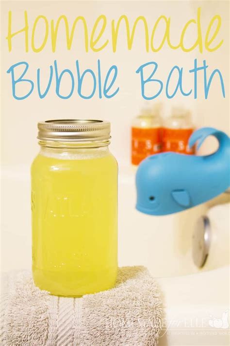 How To Make Homemade Bubble Bath ⋆ Homemade For Elle Bubble Bath Homemade Homemade Bubbles