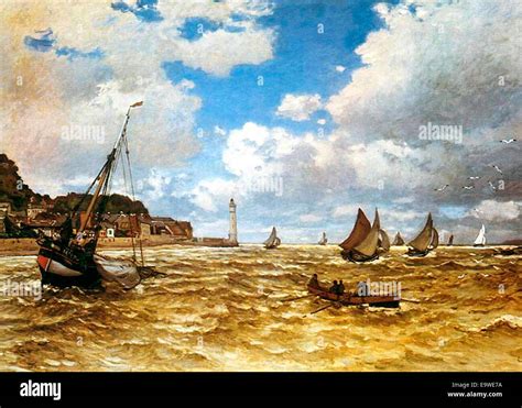 Claude Monet Mouth Of The Seine 1865 Stock Photo Alamy