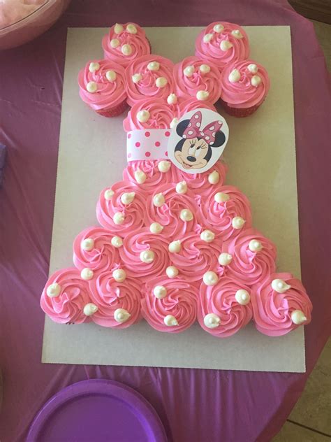 Minnie Mouse Cupcake Cake Birthday Ideas Pinterest Minnie Cupcake
