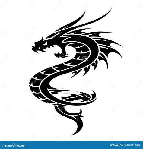 Dragon Posing Stock Illustration Illustration Of Dragon 46534737