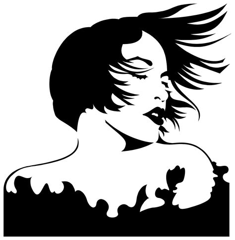 Female Silhouette Woman Silhouette Silhouette Art Silhouette Stencil