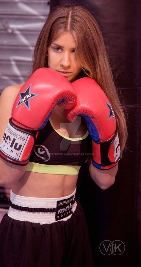 Sesión De Fotos En Un Gimnasio De Boxeo Con Modelos Boxing Girl Women