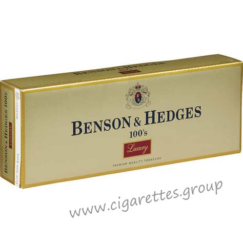 Benson And Hedges 100s Luxury Box Cigarettes Cigarettesgroup