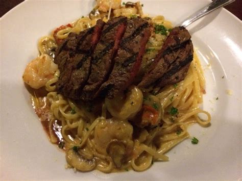 How to make steak alfredo generously season both sides of the steaks with salt and pepper, then sprinkle evenly with finely chopped fresh rosemary as well. Steak, shrimp, lobster pasta with Alfredo sauce. | Yelp