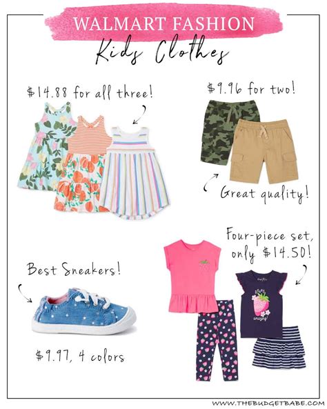 Affordable Baby Toddler Little Kids Clothing At Walmart