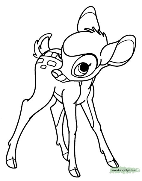 Bambi Coloring Pages | Disneyclips.com