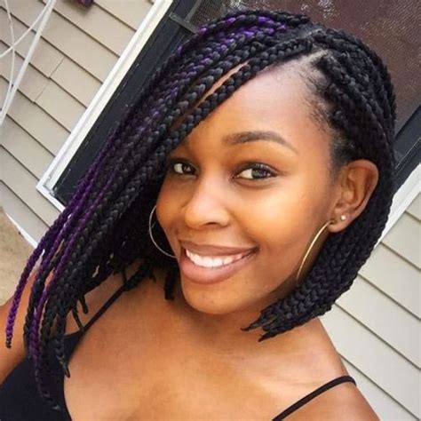 20 Ideas For Bob Braids In Ultra Chic Hairstyles Bob Braids Box Braids Bob Box Braids Styling