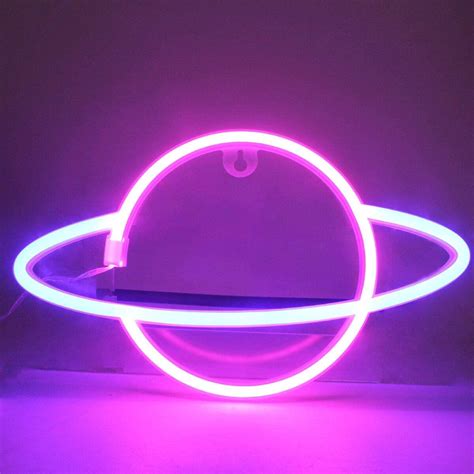 Planet Neon Signs Planet Neon Light Led Signs Battery Or Usb Operated Planet Lamp Neon Lights