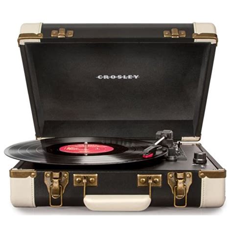 You are on right place. Crosley CR6019A-BK Executive Portable USB Turntable, Black ...