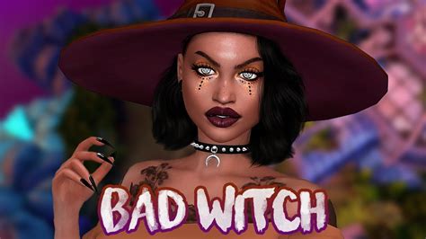 The Sims 4 Create A Sim Bad Witch Collab Wbrokensogni Sim