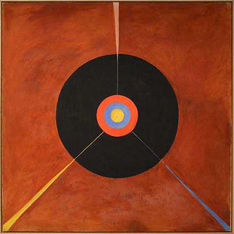 21, group ix/suw, 1915, oil on canvas, 60 1/4 x 60 1/4. Hilma_Af_Klint_-_1915_-_The_Swan,_No._18 - La piedra de Sísifo