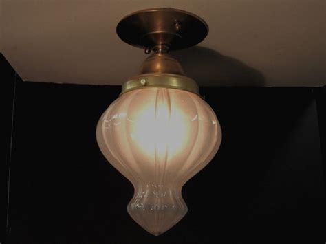0355 Antique Frosted Glass Light Globe Shade Ceiling Light
