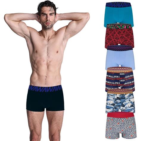 20 Styles Unique Design Cotton Mens Boxer Underwear Plus Size Man Boxer Trunk Underpants