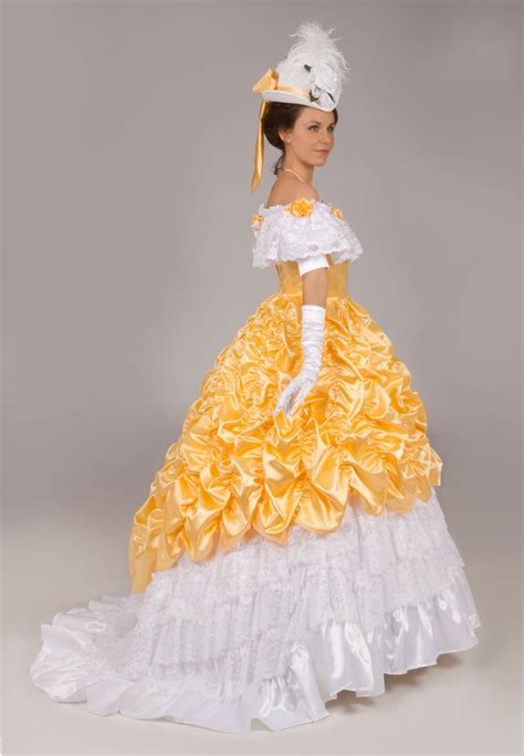 Victorian Satin And Lace Ball Gown By Recollections Ball Gowns
