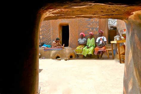 Tiébélé Painted House Traditional Mud Houses Of Burkina Faso
