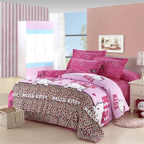 Unfollow hello kitty comforter to stop getting updates on your ebay feed. Wholesale Hello Kitty Bedding Set 100%Cotton Cartoon Bed ...