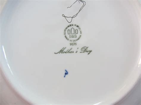 Bing And Grondahl Bandg Special Mothers Day Plate Jubilee Edition 1969