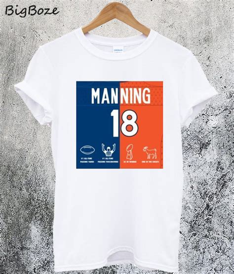 Peyton Manning Hall Of Fame T Shirt