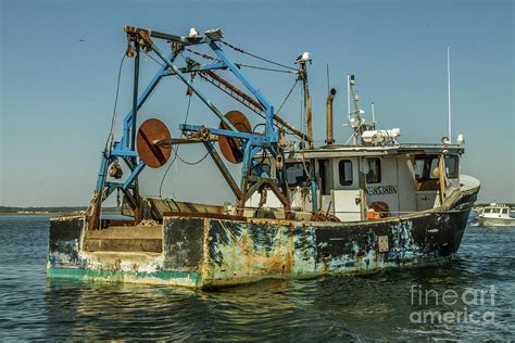 Beat Up Fishing Boat Photograph By Claudia M Photography Fine Art America