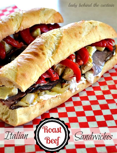 See more ideas about beef sandwich, roast beef sandwiches, roast beef. Italian Roast Beef Sandwiches