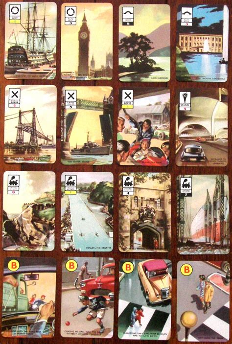 1955 Round Britain The Road Safety Card Game Pepys Series London