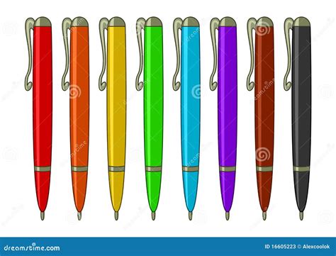 Pen Ink Pens Cartoon Vector 51107641