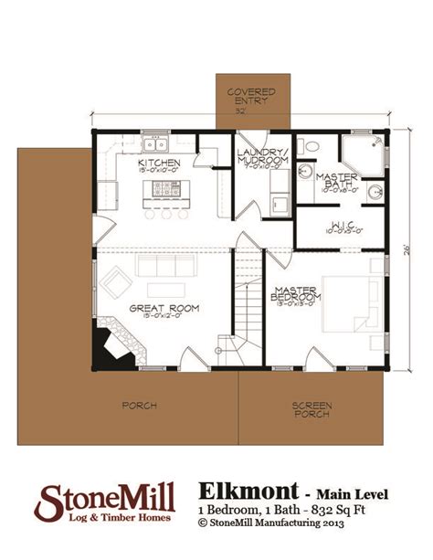 Https://tommynaija.com/home Design/elkmont Log Home Floor Plan