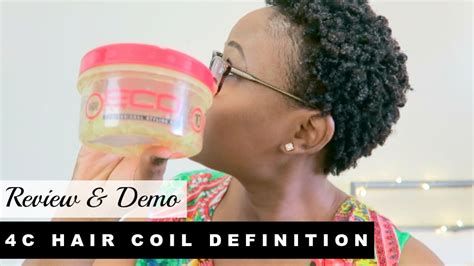 Curl Definition For Short Natural 4b 4c Kinky Hair Eco Styler Gel