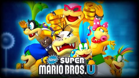 New Super Mario Bros U All Koopaling Bowser Jr