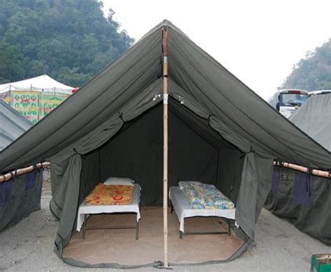 Black Canvas Vintage Camping Tent Aj India Industries Id 23620633788