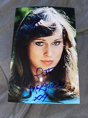 PATTI MCGUIRE HAND Signed Autograph X Photo Playbabe Playmate Of The Year PicClick