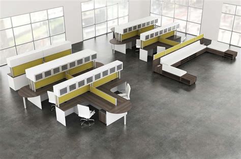 Free Standing Open Plan And Benching Workstations That Do Not Use