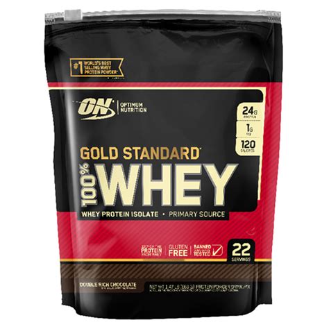 Optimum Nutrition Gold Standard Whey Protein Isolate Double Rich Chocolate Protein Powders