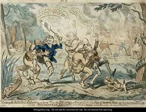 All Among The Hottentots Capering Ashore George Cruikshank I