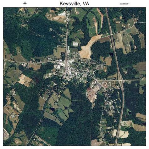 Aerial Photography Map Of Keysville Va Virginia