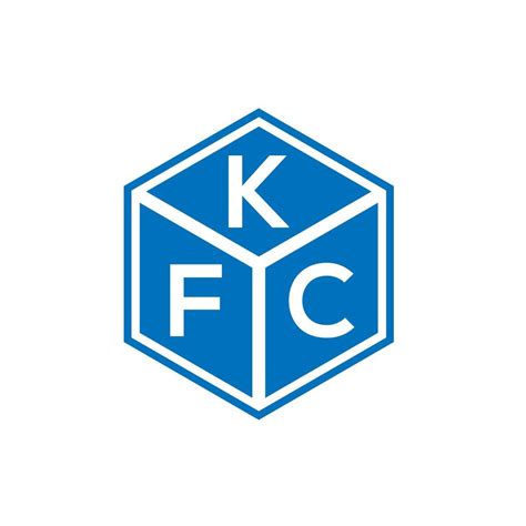 Kfc Letter Logo Design On Black Background Kfc Creative Initials