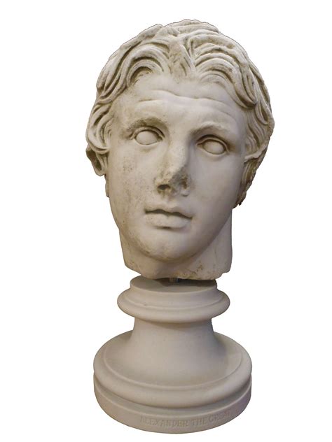 Alexander The Great Marble Bust Statue Home Decor Premium Etsy