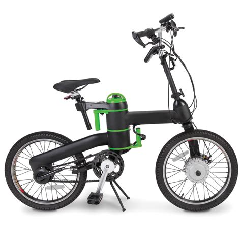 The Folding Electric Bicycle Hammacher Schlemmer