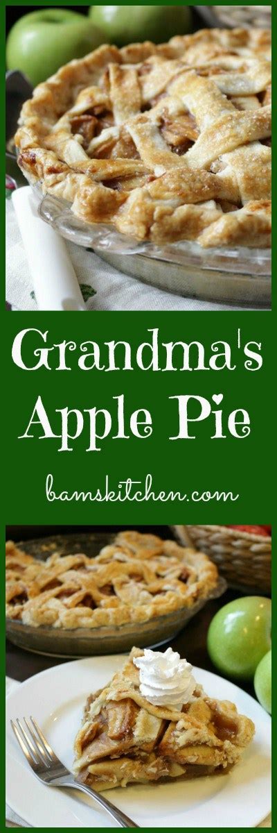 Grandma S Apple Pie Recipe Grandmas Apple Pie Sweet N Spicy Apple Pie