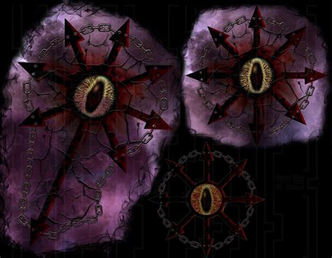 My Version Of The Mark Of Chaos Also Named The Demon Eye Star In