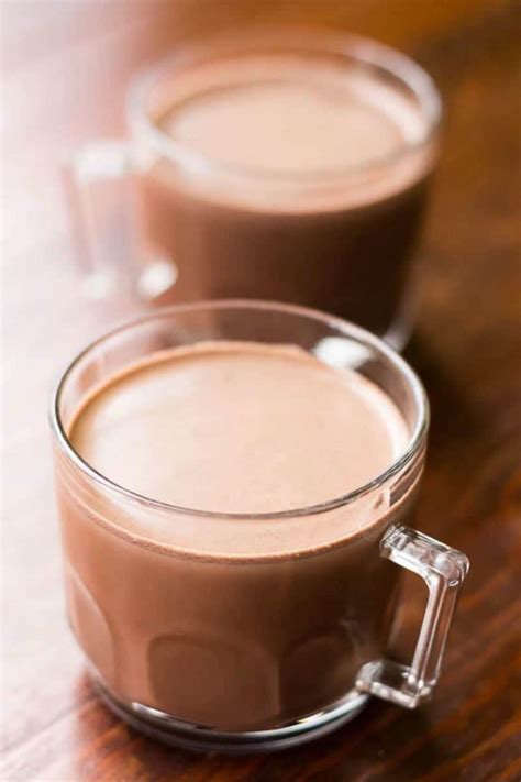 Easy Hot Chocolate Recipe Made With Cocoa • Just 4 Ingredients